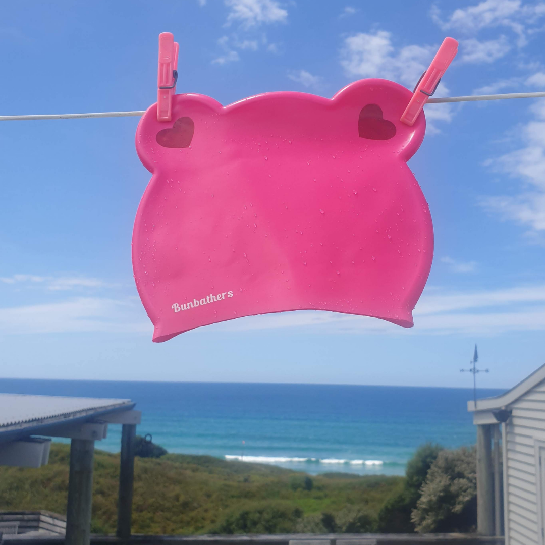 Bunbathers Kids - Neon Pink Hearts